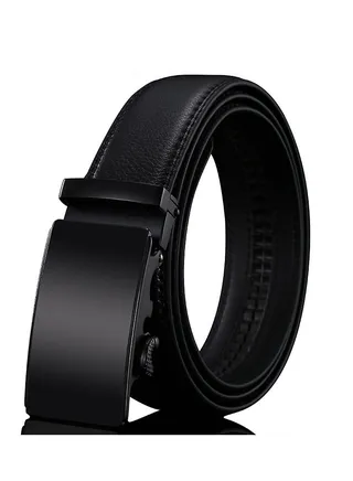 M MIAOYAN High-end genuine leather automatic buckle cowhide business men's belt casual belt 