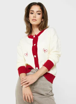 Printed Cardigan 