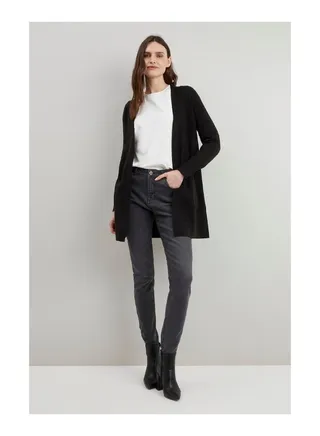 Longline Seam Detail Cardigan 
