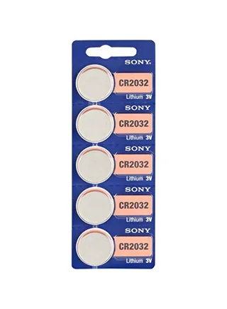 5-Piece CR2032 Lithium Watch Battery Set SNY_CR2032 