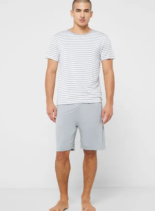 Stripe Nightwear Set