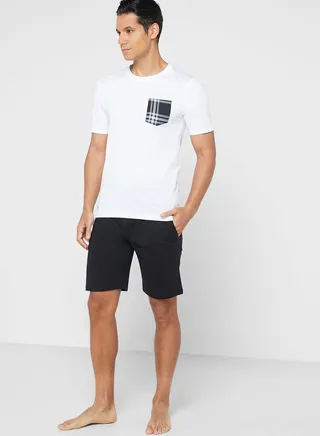 Pocket T Shirt Nightwear Set