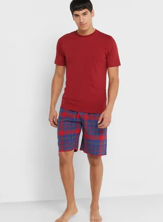 T Shirt And Shorts Nightwear Set