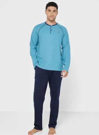 Crew Neck T-Shirt Pyjama Set
