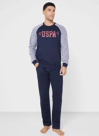 Crew Neck T-Shirt Pyjama Set 