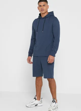 Hoodie Shorts Set