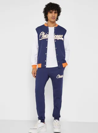 Zip Up Jacket Set