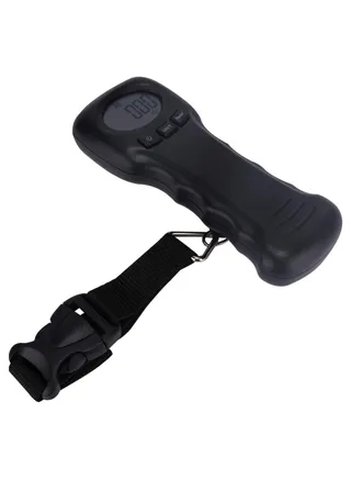 Portable Digital Luggage Scale, 50kg/110lb Mini Travel Scale for Bags with LCD Display, Auto Lock Reading After Weighing, Household Outdoor Weighing 