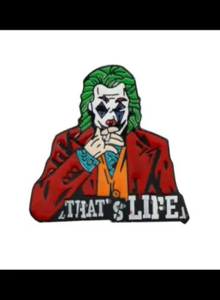 Joker Design Brooch 