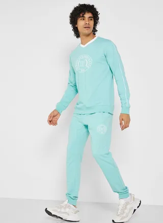 V Neck Sweater Set 