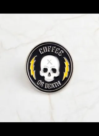 Skull Design Brooch 
