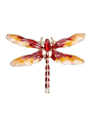 Dragonfly Brooch Collar Pin 