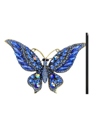 Rhinestone Exquisite Butterfly Brooch 