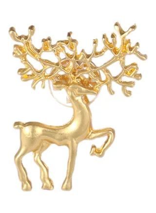 Elk-Shaped Personality Cute Brooch 