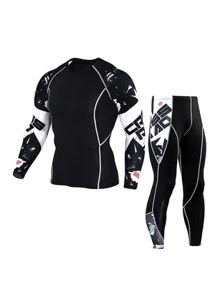 Activities Outdoor Sports Sets Tight Stretch Black 