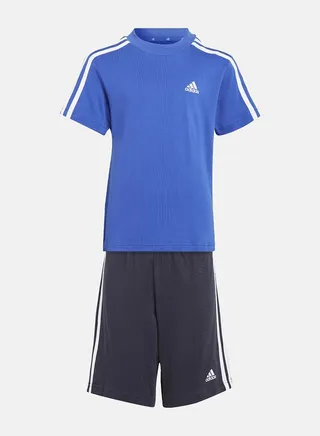 Essentials 3-Stripes Tee & Shorts Set 