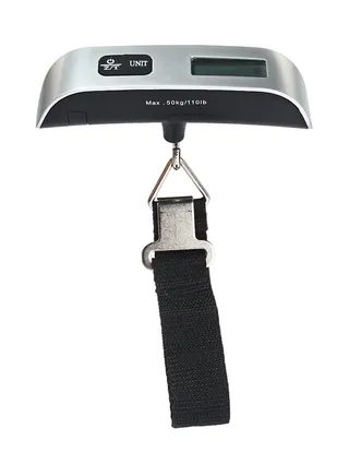 LCD Digital Weighing Scale Silver/Black 