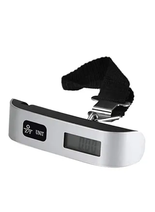 Luggage Electronic Scale Silver/Black 