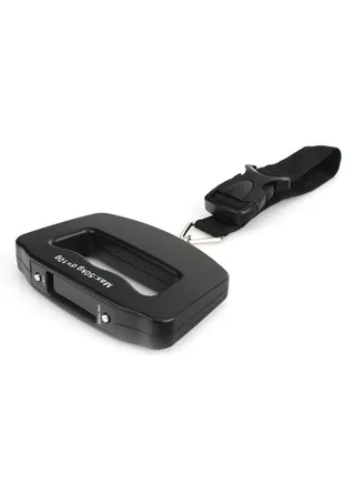 Digital Luggage Weighing Scale Black 