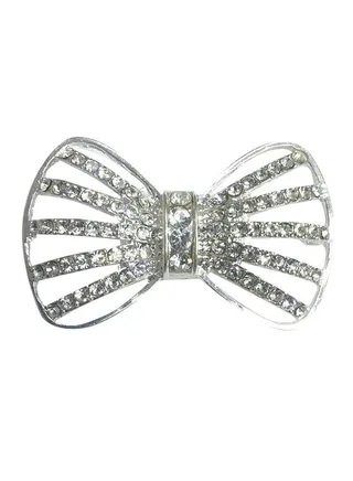 Butterfly Shape Crystal Brooch 