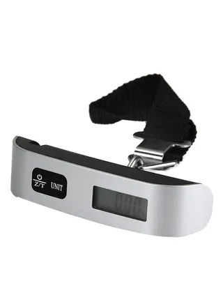 Digital Fish Hanging Luggage Scale Black 