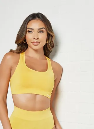 Seamless Sports Bra Daffodil 