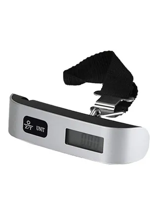 Digital Luggage Scale Silver/Black 