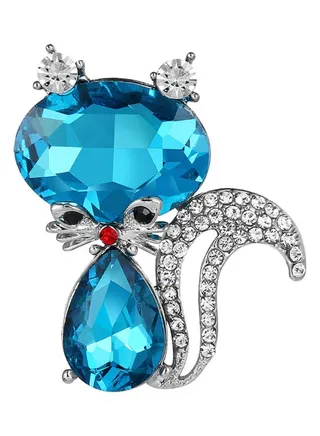 Cartoon Animal Korean Style Coat Brooch 