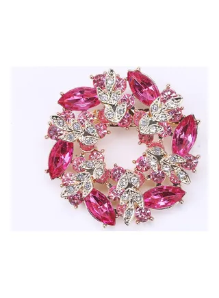 High-End Flower Rhinestone Brooch 