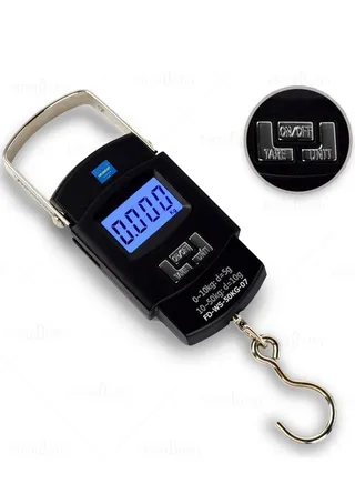Heavy Duty Portable Hook Weighing Machine Digital Type Manual WeightScale for Home, Kitchen, Traveling 