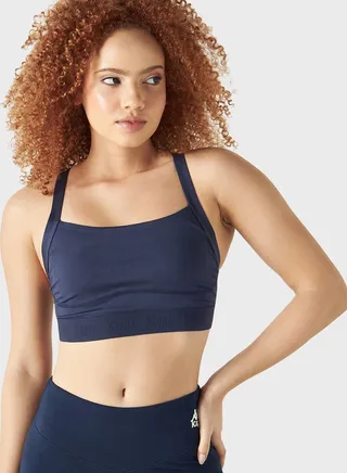 Logo Racerback Bra
