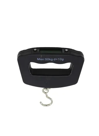 Jet Lift 50 Portable Travel Weight Scale 50kg Capacity, Sleek Black Design by Generic 