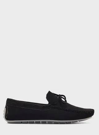 Suede Loafers