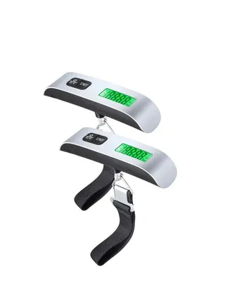 2 Pcs 50kg/0.1kg Portable Mini Precision Digital Luggage Scale Travel Scale Digital Electronic Scale 
