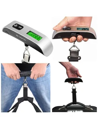 50 kg Electronic Scales Portable Bag Travel Suitcase Luggage Digital Display for Precise Measurement of Weight 