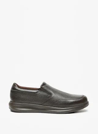 Men Solid Slip On Moccasins 