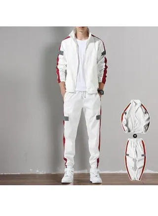 Loose Fitting Ice Silk Pants Quick Drying Sports Set 
