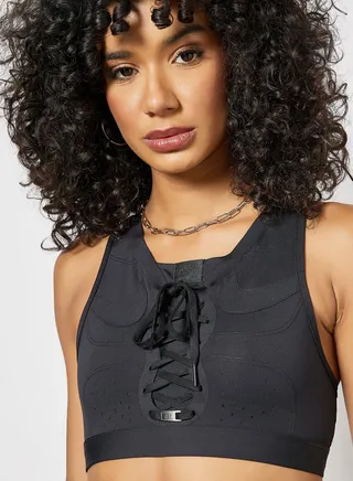 Dri-FIT Swoosh Air Force 1 Medium-Support Sports Bra Black 