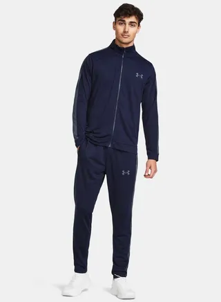 Logo Embossed Knit Track Suit 