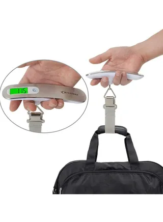 Portable Digital Postal Luggage Weight Scale Traveling Handheld High Accuracy Hanging LCD Display with Hook or Strip 