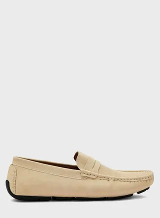 Saddle Detail Loafers