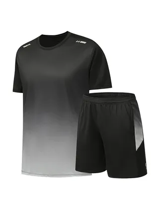 Loose Fitting Ice Silk Pants Quick Drying Sports Set 
