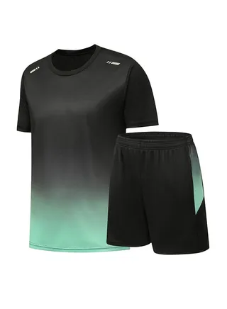 Loose Fitting Ice Silk Pants Quick Drying Sports Set 
