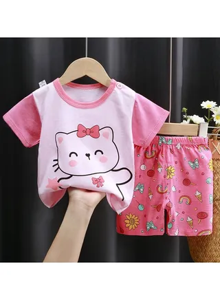 New Pure Cotton Children's Set 