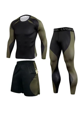 Loose Fitting Ice Silk Pants Quick Drying Sports Set 