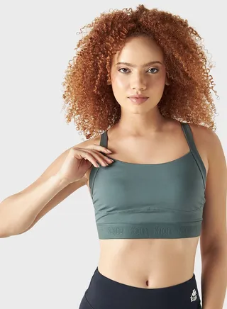Logo Racerback Bra