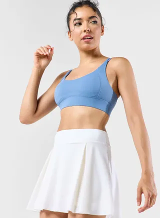 Knotted Back Detail Athletic Bra