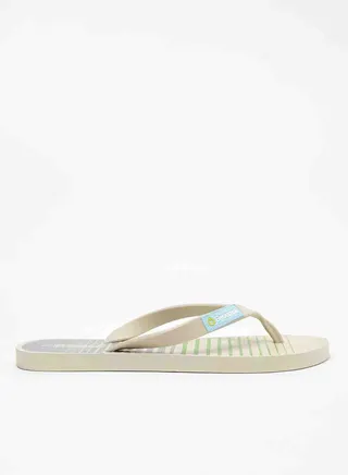 Vostor Printed Slip On Slipper Beige 