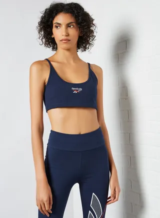 Classic Small Logo Sports Bra Vecnav 
