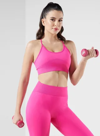 Cross Back Sports Bra